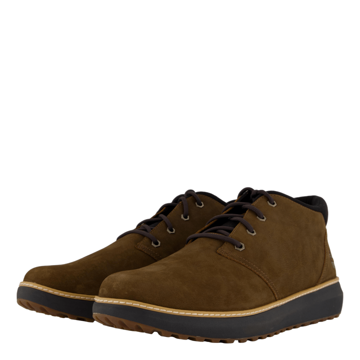 Mid Lace Up Chukka Boot Dk Brn Nubuck