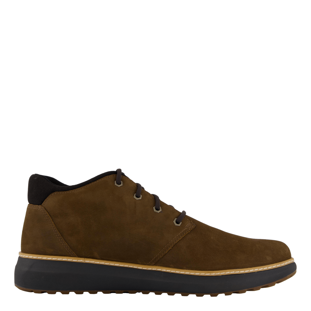 Mid Lace Up Chukka Boot Dk Brn Nubuck