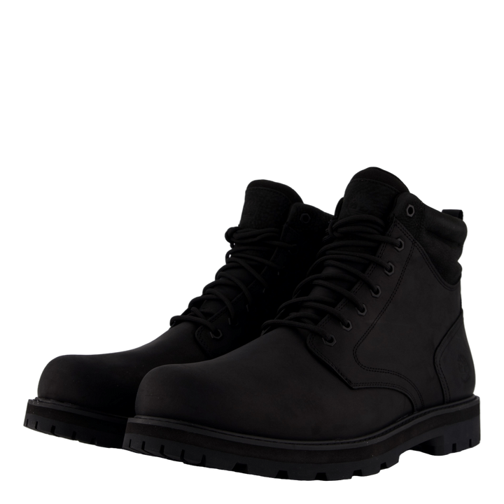 Mid Lace Up Waterproof Boot Blk Full Grain