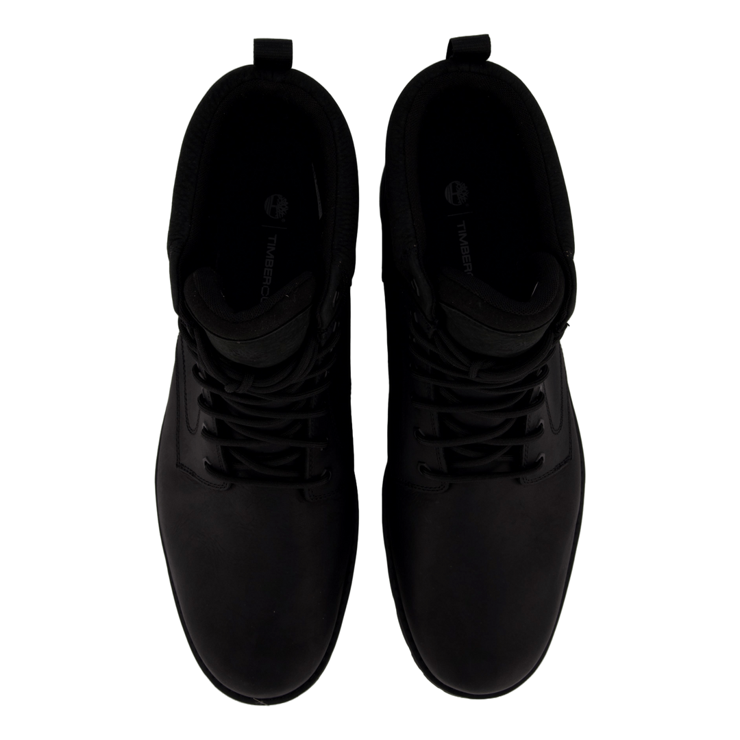 Mid Lace Up Waterproof Boot Blk Full Grain