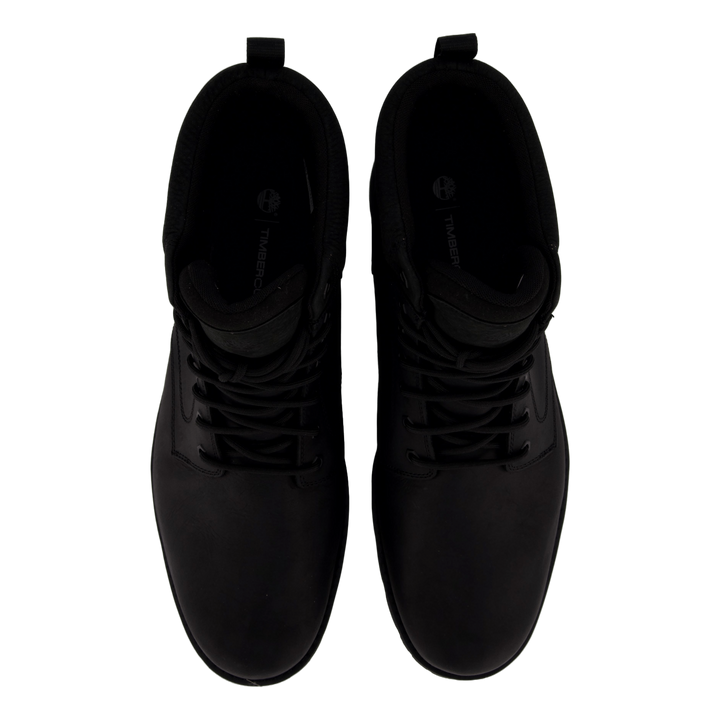 Mid Lace Up Waterproof Boot Blk Full Grain