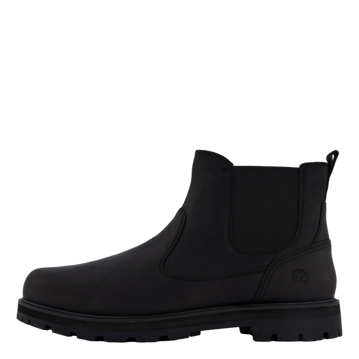 Mid Chelsea Boot Blk Full Grain