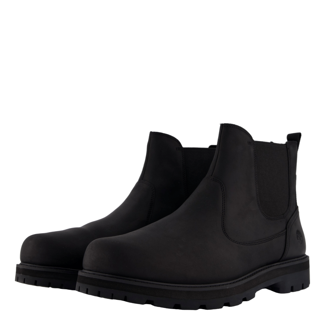 Mid Chelsea Boot Blk Full Grain