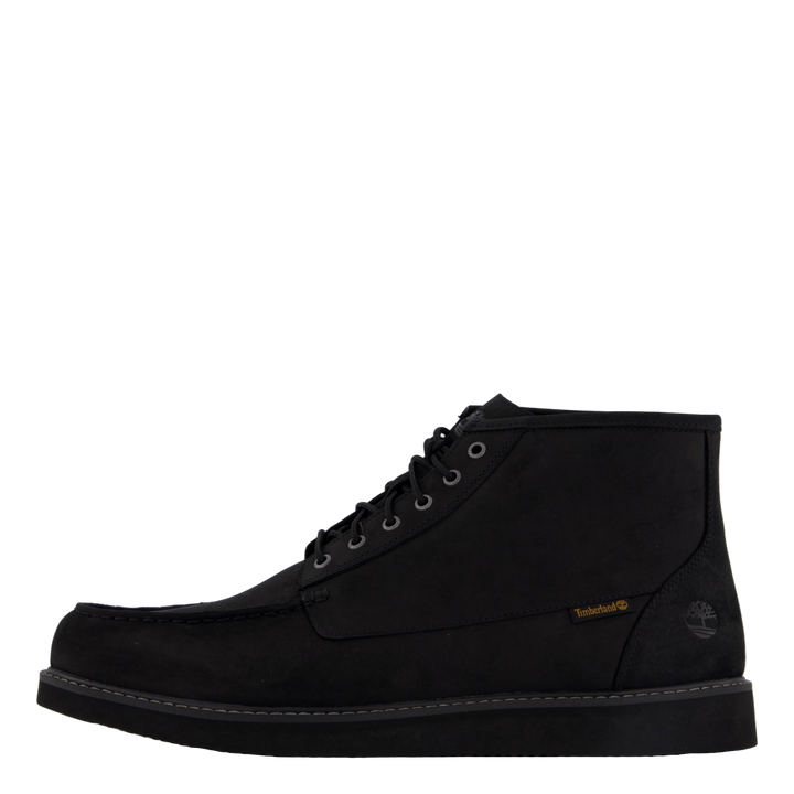 Mid Lace Up Chukka Boot Black Nubuck