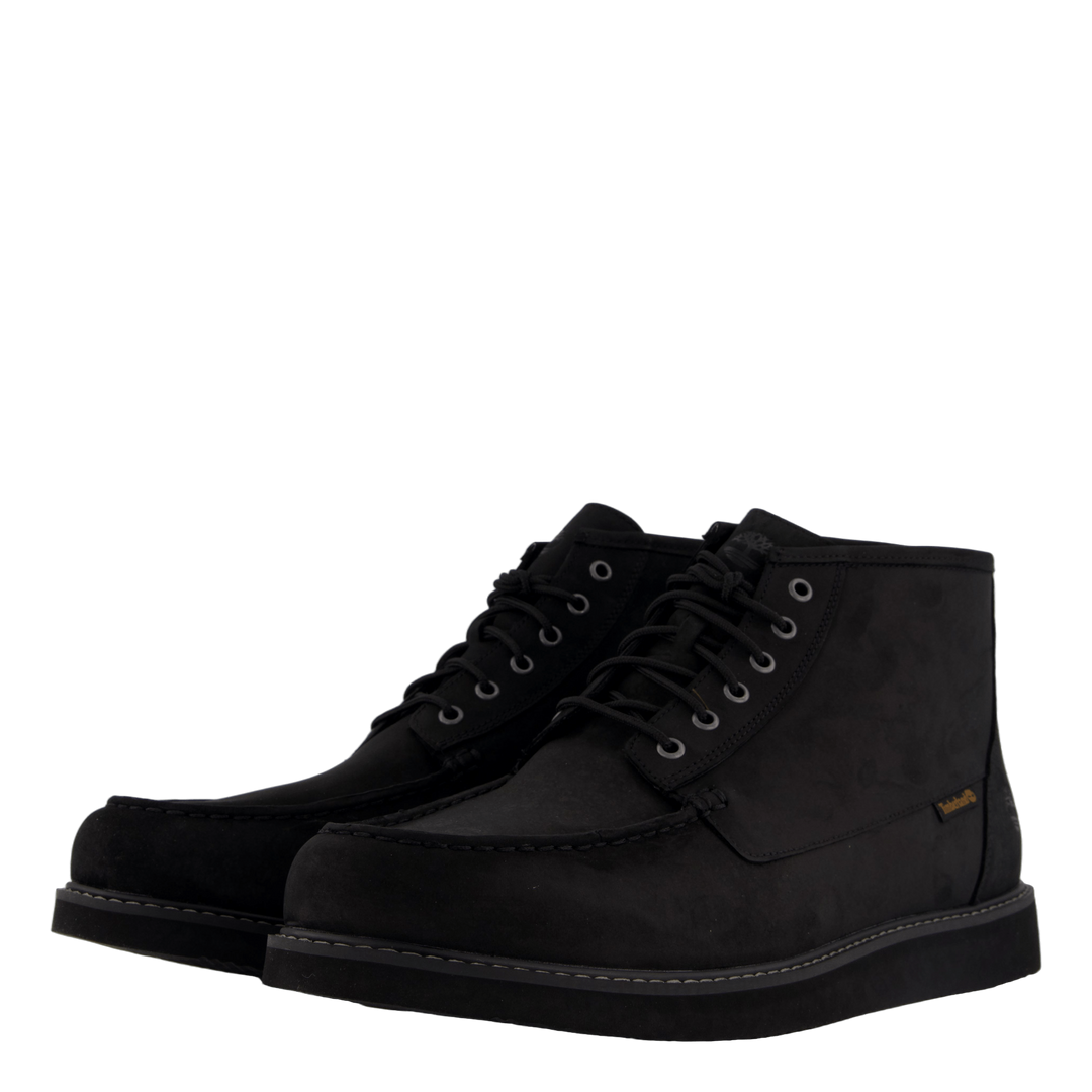 Mid Lace Up Chukka Boot Black Nubuck