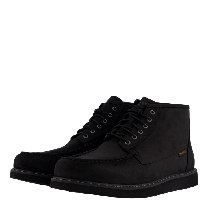 Mid Lace Up Chukka Boot Black Nubuck