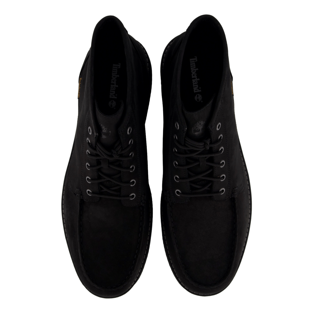 Mid Lace Up Chukka Boot Black Nubuck