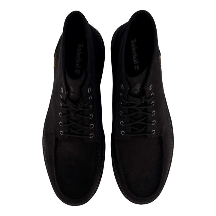 Mid Lace Up Chukka Boot Black Nubuck