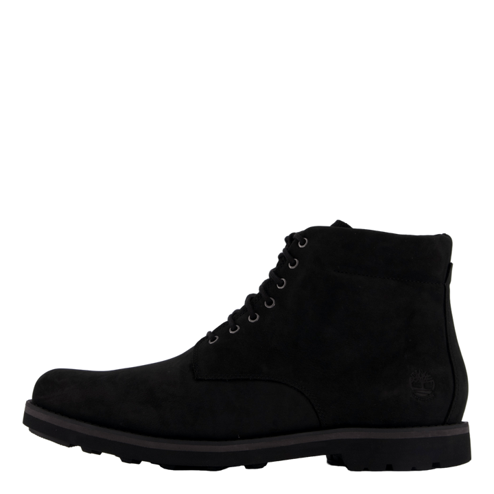 Mid Zip Up Waterproof Boot Jet Black