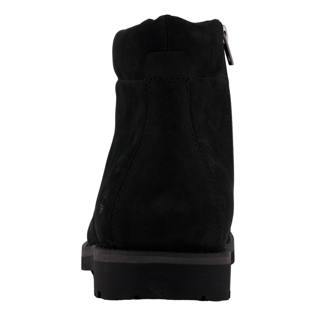 Mid Zip Up Waterproof Boot Jet Black