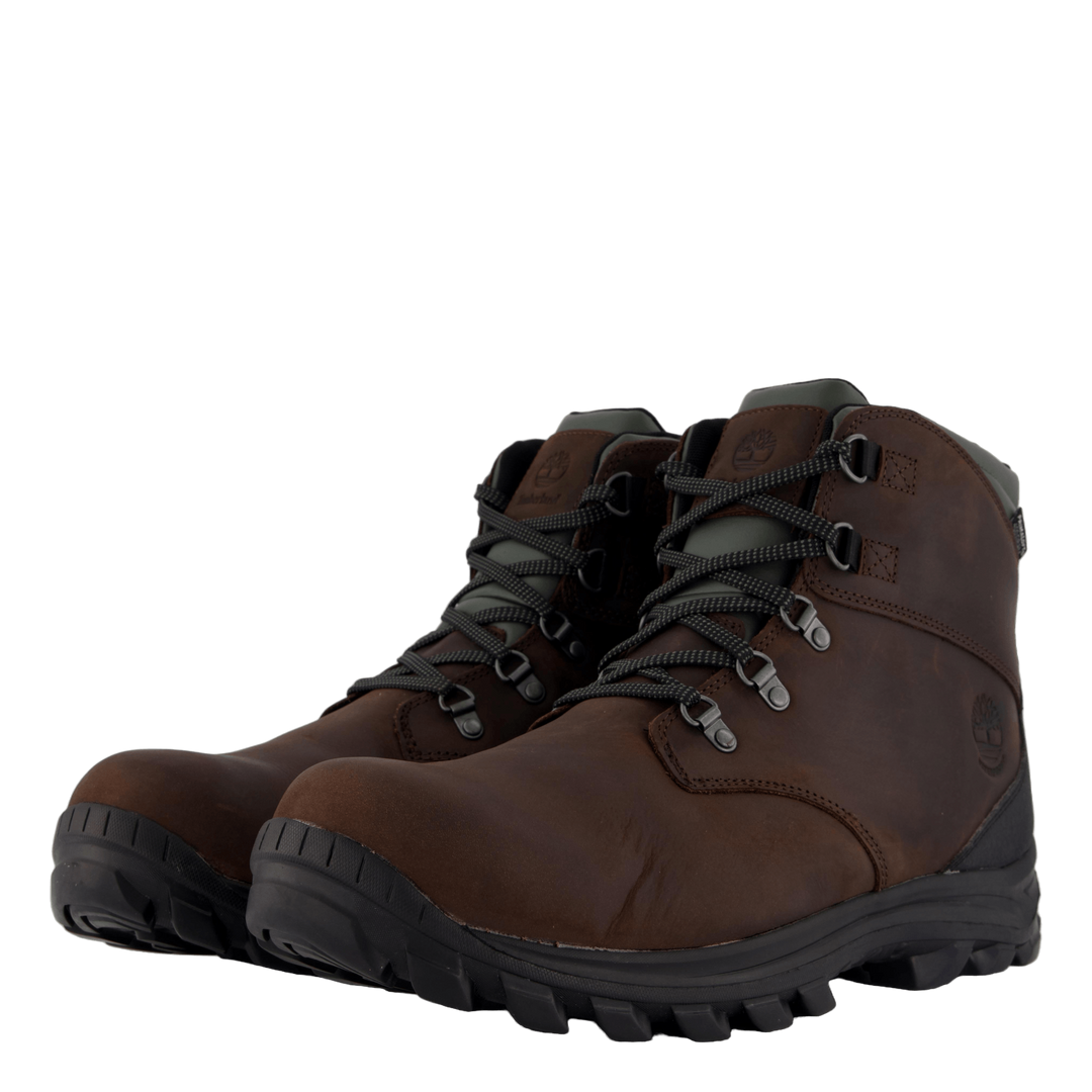 Mid Lace Up Waterproof Snow Bo Dark Brown