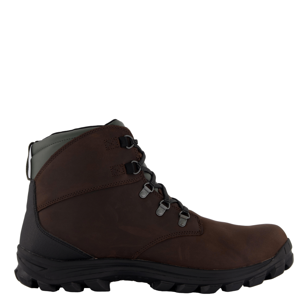 Mid Lace Up Waterproof Snow Bo Dark Brown