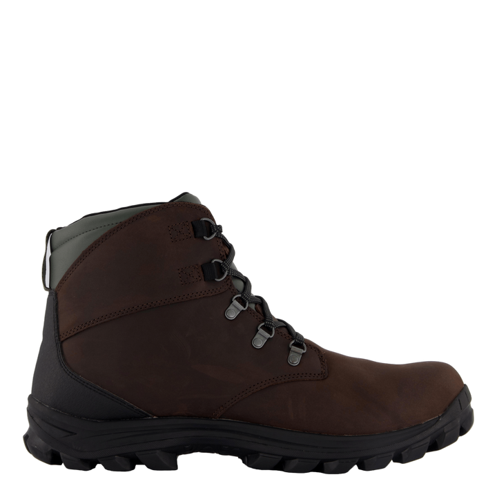 Mid Lace Up Waterproof Snow Bo Dark Brown