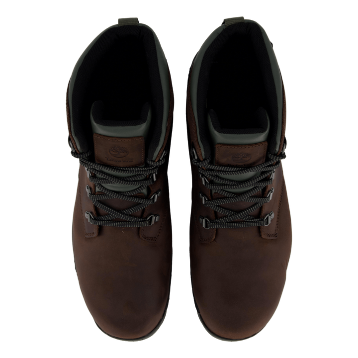 Mid Lace Up Waterproof Snow Bo Dark Brown